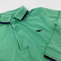Dinosaur Embroidered Green Top - Boys 2-3 Years