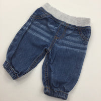 Mid Blue Lightweight Denim Jeans - Boys 0-3 Months