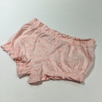 Stars Pink Jersey Shorts - Girls 12-18 Months