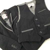 Dark Grey Blazer & Waistcoat Set - Boys 4 Years