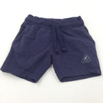 'Legendary' Navy Lightweight Jersey Shorts - Boys 12-18 Months