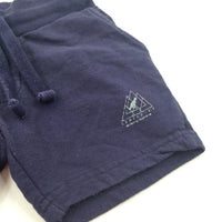 'Legendary' Navy Lightweight Jersey Shorts - Boys 12-18 Months