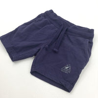 'Legendary' Navy Lightweight Jersey Shorts - Boys 12-18 Months