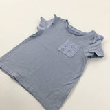 Blue Cottton T-Shirt - Girls 2-3 Years