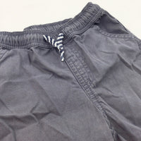 Grey Lightweight Cotton Shorts - Boys 12-18 Months