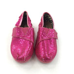 Pink Sparkle TOMS - Girls - Shoe Size 9