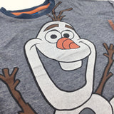 'Olaf' Frozen Navy & White Striped T-Shirt - Boys 12-18 Months