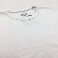 White T-Shirt - Boys 12-18 Months