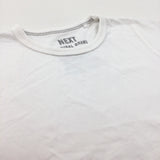 White T-Shirt - Boys 12-18 Months