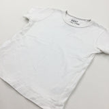 White T-Shirt - Boys 12-18 Months