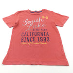 'South Lake' Red T-Shirt - Boys 6-7 Years