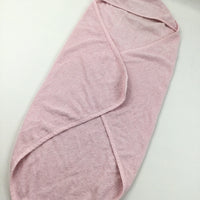 Pink Hooded Towel - Girls 0-3 Months