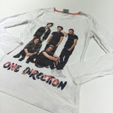 'One Direction' White Long Sleeve Top - Girls 10-11 Years