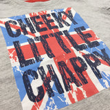 'Cheeky Little Chappy' Grey T-Shirt - Boys 18-24 Months
