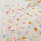 **NEW** Colourful Spots Cream Lightweight Jersey Shorts - Girls 18-24 Months