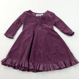 Purple Corduroy Dress - Girls 6-9 Months