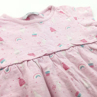 Ice Creams & Lollies Pink Jersey Tunic Top - Girls 18-24 Months