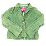 Green Cord Jacket - Girls 8-9 Years