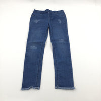 Mid Blue Denim Jeggings - Girls 11-12 Years