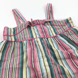 Colourful Striped Cotton Blouse - Girls 2-3 Years