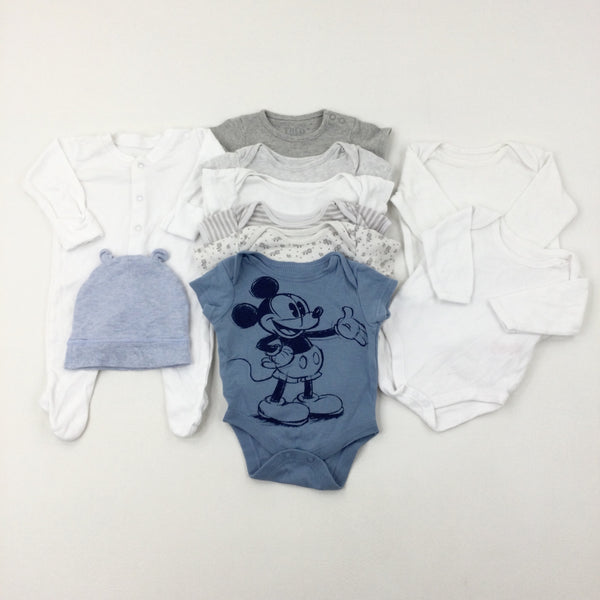 Baby Clothes Bundle (10 Items) - Boys 0-3 Months