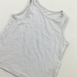 White Cotton Vest - Boys 2-3 Years