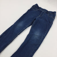 Mid Blue Jeggings - Girls 11-12 Years