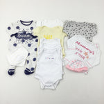 Baby Clothes Bundle (10 Items) - Girls 0-3 Months
