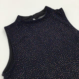 Sparkly Black Blouse - Girls 11-12 Years