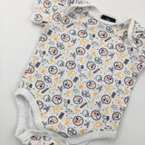 NFL White Short Sleeve Bodysuit - Boys 12 Months