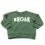 '#Roar' Green Sweatshirt - Boys 18 Months