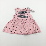 **NEW** 'Pretty And Perfect' Triangles Pink Dress - Girls 6-9 Months