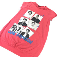 One Direction' Pink Long Tunic Top - Girls 9-10 Years