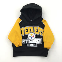 'Steelers Pittsburgh' NFL Black Hoodie - Boys 12 Months