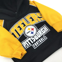 'Steelers Pittsburgh' NFL Black Hoodie - Boys 12 Months