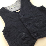 Navy Waistcoat - Boys 9-12 Months