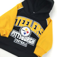 'Steelers Pittsburgh' NFL Black Hoodie - Boys 12 Months