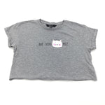 'Are You Kitten Me?' Grey T-Shirt - Girls 12-13 Years