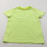 Speckled Neon Yellow & Orange T-Shirt - Boys 5-6 Years