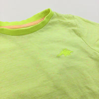 Speckled Neon Yellow & Orange T-Shirt - Boys 5-6 Years