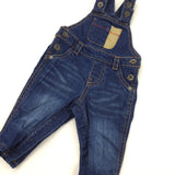 Denim Dungarees - Boys 0-3 Months