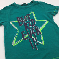 'Best Kid Ever' Teal T-Shirt - Boys 4-5 Years