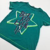 'Best Kid Ever' Teal T-Shirt - Boys 4-5 Years