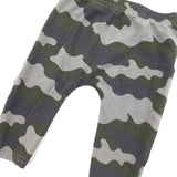 Green & Grey Camo Leggings - Boys 0-3 Months