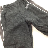 Dark Grey Cuffed Hem Joggers - Boys 0-3 Months