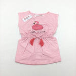 **NEW** 'Pretty In Pink' Flamingo Pink Dress - Girls 9-12 Months