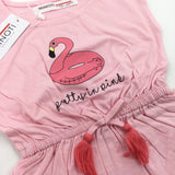 **NEW** 'Pretty In Pink' Flamingo Pink Dress - Girls 9-12 Months