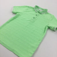 Bright Green Polo Shirt - Boys 6 Years