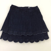 Denim Layered Skirt - Girls 7-8 Years