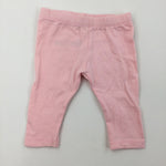 Pink Leggings - Girls 0-3 Months